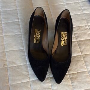 Salvatore Ferragamo Black Heeled Shoes